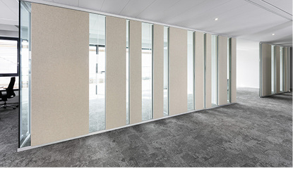 



Die Schallschutzpaneele übernehmen in der CBS-Unternehmensberatung auch wichtige gestalterische Funktionen.
