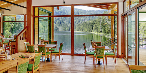 



Außen harmonisieren die Fenster nun in Moosgrün mit dem traditionellen Fassadenstil, im Inneren sorgt die Folierung 79 Winchester in Eichen-Optik für ein stimmiges Bild mit der Inneneinrichtung.
