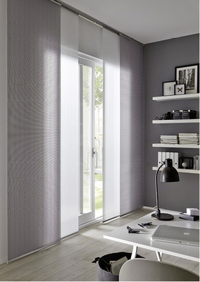 



Flächenvorhänge eignen sich sowohl für den Büro- als auch den Wohnungsbereich.
