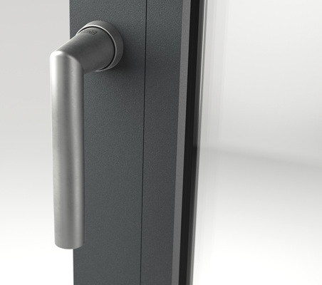 Eine designorientierte Steckgriffserie ergänzt das Beschlagsystem aluPilot von Winkhaus.