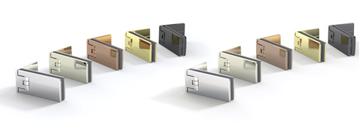 10 abgestimmte Beschlagfarben bietet Bohle für die Grohe-Armaturenserie Essence an.