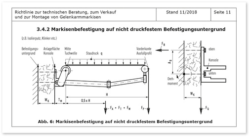 <p>
Die Richtlinien wurden komplett überarbeitet, die Zeichnungen und Berechnungen sauberer dargestellt. Damit ist jeder in der Lage, die Auszugskräfte pro Befestigungsmittel von Hand zu berechnen und so für jede Situation eine Lösung zu finden.
</p>

<p>
</p> - © Foto: IVRSA

