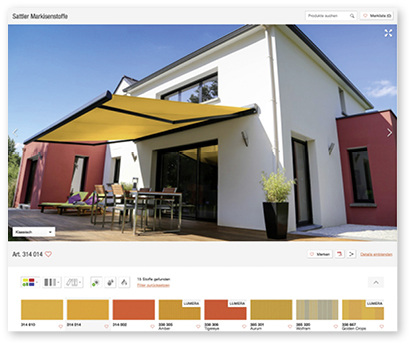 



Der Sattler Design Selector kann auf der eigenen Website einfach und kostenlos eingebettet werden.

