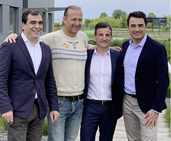 <p>
</p>

<p>
Nice-CEO Roberto Griffa, Gründer und Inhaber Lauro Buro, CEO Enzo Viola (Elero), CMO Massimo Riggio (v. l.)
</p> - © Foto: Olaf Vögele

