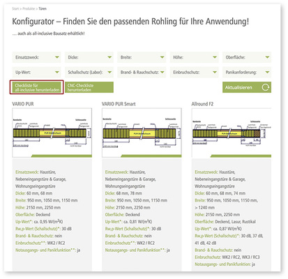 <p>
</p>

<p>
Einfaches Bestellen mit dem von Variotec entwickelten Türenkonfigurator
</p> - © Foto: Variotec

