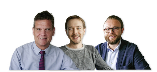 



v.l.: Prof. Dr.-Ing. Jens Schneider mit seinen Assistenten Steffen Müller-Braun und Michael Drass
