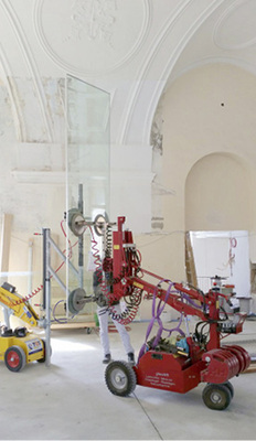 



Verwendet wurden u.a. ein „Uplifter“ (rot) und ein „Smartlift“(gelb). 
