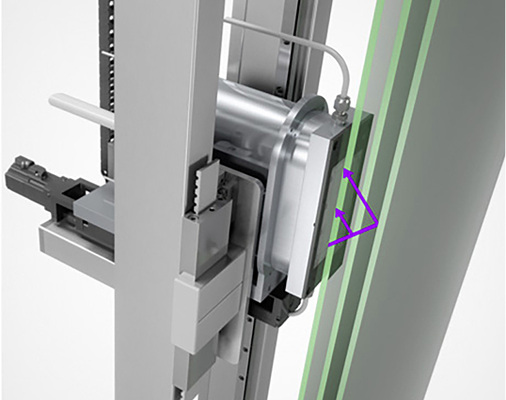 



Das Online Prüfsystem von Sparklike wird in die ISO-Linie integriert und misst dort die Gaskonzentration von 2- und 3-fach-Isolierglas, selbst bei Basisgläsern aus VSG.
