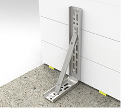 



Der innovative JB-A Montagewinkel von SFS intec macht die Befestigung von Fensterelementen mit Unterbauprofilen auch bei großen Schwellenhöhen stabil, sicher und leistungsfähig. 
