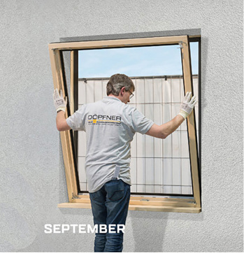 



… ganz zum Schluss werden die Fenster schnell und sauber in die Zarge eingesetzt.
