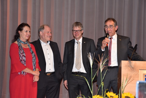 v.l.: Claudia und Ulrich Sieberath, Jörn Lass und Bernhard Helbing