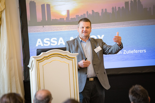 Ewald Marschallinger (Assa Abloy) zeigte Trends und Zukunftspotentiale auf