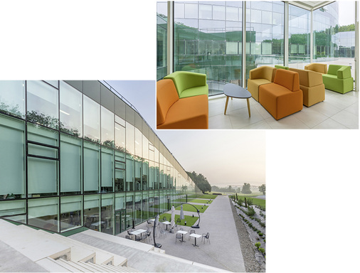 



Viel Tageslicht erlauben die 1,90 m langen und 4 m hohen Glaselemente mit Lastabtragungen bis 400 kg.
