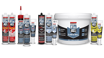



Die Hybrid-Polymere der Fix All-Produktreihe sind echte Alleskönner und eignen sich perfekt zum Kleben, Montieren, Abdichten und Verfugen.
