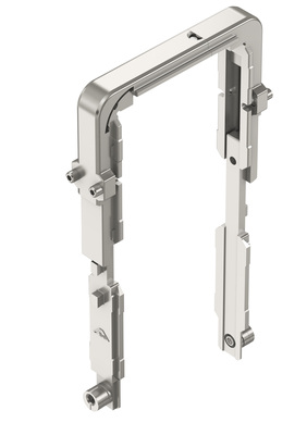 Durch eine speziell entwickelte Sondereckumlenkung werden Lüftungsklappen umlaufend verriegelt. Das verbessert die Dichtigkeit der geschlossenen Lüftungsklappe und damit den Wärmeschutz in der Fassade.