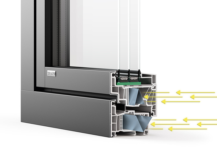 Low-E-Folie: Neueste Technik in der Wärmedämmung. Der Verzicht auf Stahl gibt Raum für ausgeklügelte Technik