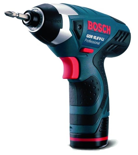 Der Hauptgewinn der jüngsten GLASWELT-Verlosung war ein Akku-Drehschlagschrauber von Bosch, Model GDR 10,8 V-LI Professional - Bild: Bosch