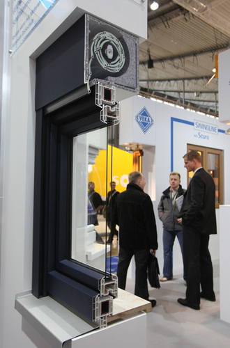 Auch auf auf dem Veka-Stand war man mit den Gesprächen während der Messe sehr zufrieden. - Messe Stuttgart