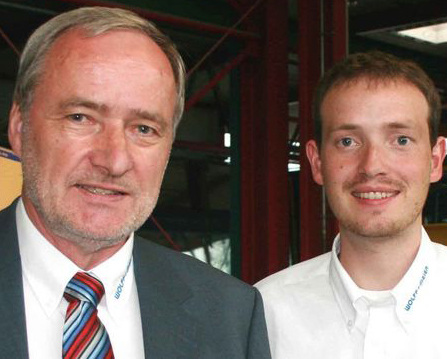 Geschäftsführer Henning Meier: “Wir haben antizyklisch investiert.“ Mit Andreas Wolff (r.), Assistent der Geschäftsleitung, ist bereits die 2. Generation aktiv. - Matthias Rehberger