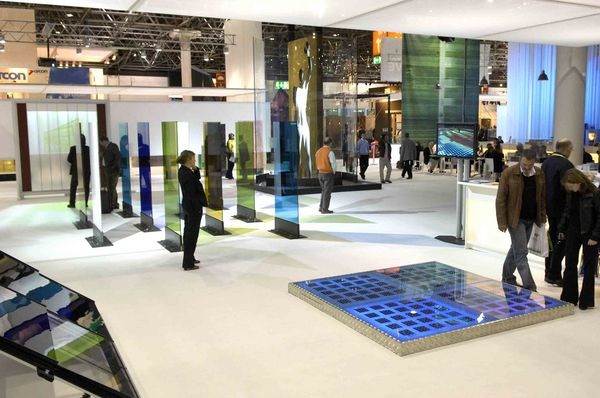 Auch für Architekten und Planer gibt es wieder viel zu sehen, beispielsweise auf der Sonderschau "glass technology live". - Messe Düsseldorf