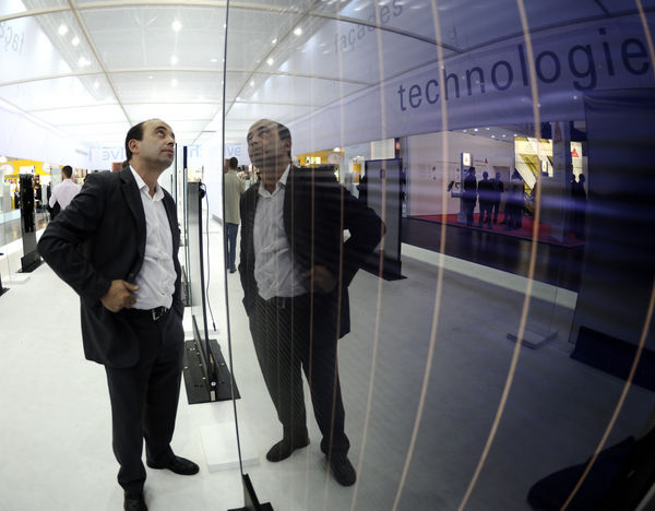 Auch auf der Sonderschau "glass technology live" standen Solaranwendungen im Fokus. - Messe Düsseldorf