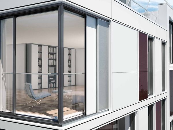 Großzügige Fassadenöffnungen erlauben maximalen Außenbezug - Schüco International KG