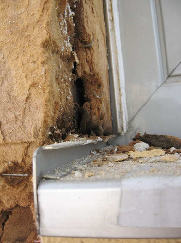 Überall bröseln einem Schimmel und feuchter Holzwerkstoff entgegen. - Wilfried Berger