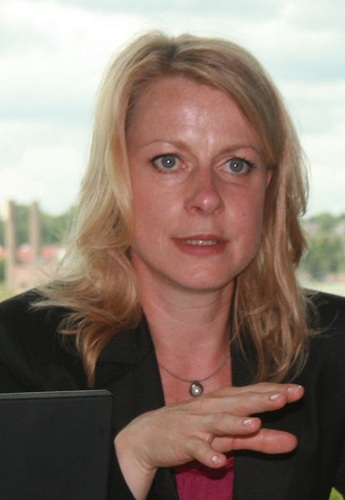 Messedirektorin Birgit Horn - Matthias Rehberger, GLASWELT