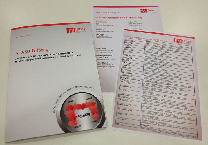 Die jährliche Prüfung und Nachrüstung stand auf der Agenda des ASO-Infotages - Vögele