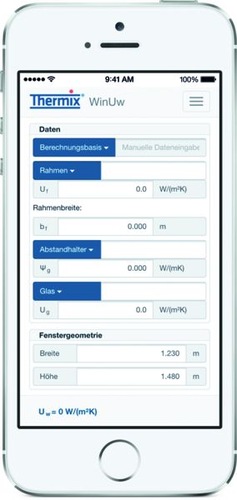 Der Thermix Uw-Rechner ist als App in der iOS Version im Apple Store und Android Version im Google Play Store kostenlos erhältlich und steht in 11 Sprachen zur Verfügung
