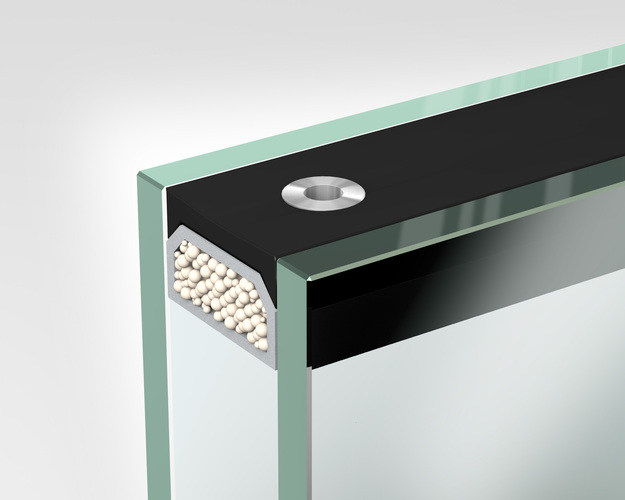 Swisspacer Air sorgt im Abstandhalter für einen Druckausgleich - swisspacer