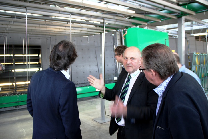 Eine Betriebsbesichtigung bei der Hohenstein Isolierglas in Jerichow rundete die 25. Jahreshauptversammlung der Isolette-Gruppe ab. - Isolette-Gruppe