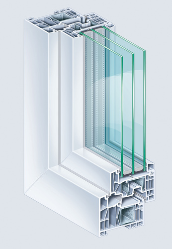 Das neue 88 mm Premiumsystem von profine erfüllt bereits in der Standardausstattung die Anforderungen an Passivhäuser. - © profine
Das neue 88 mm Premiumsystem von profine erfüllt bereits in der Standardausstattung die Anforderungen an Passivhäuser. - profine