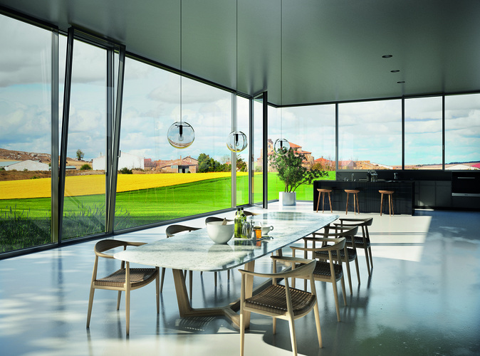 Für die besondere Designqualität des Fassadensystems FWS 60 CV erhält Schüco den German Design Award 2017 mit der Auszeichnung “Winner“ in der Kategorie “Building and Elements“. - Schüco - © Schüco
Für die besondere Designqualität des Fassadensystems FWS 60 CV erhält Schüco den German Design Award 2017 mit der Auszeichnung “Winner“ in der Kategorie “Building and Elements“. - Schüco - © Schüco