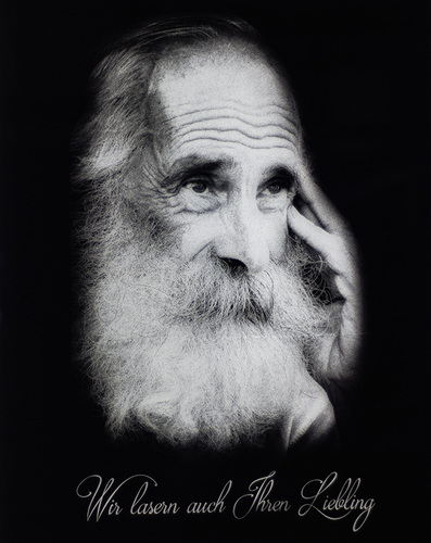 Dieses gelaserte Glas hatte ein Foto als Vorlage - GLASWELT Archiv