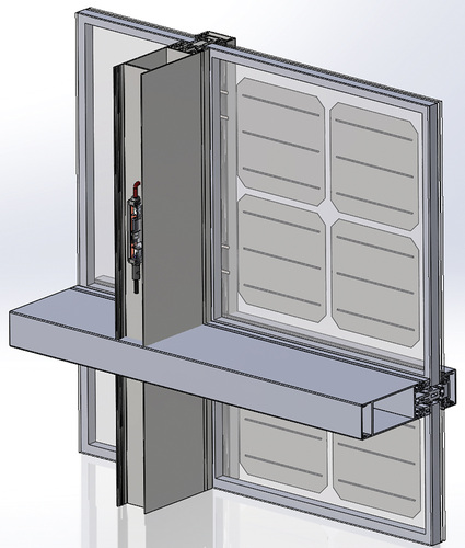 Grundsätzlich lässt sich jedes Profilsystem nutzten, das Bohrungen für die Ausleitung der Kabel erlaubt. - asola