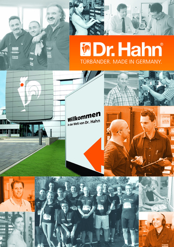 Die Collage symbolisiert die Vielseitigkeit des Bandspezialisten. - Dr. Hahn