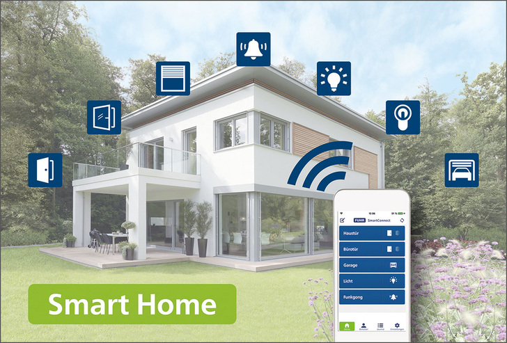 Die Einsatzmöglichkeiten der SmartHome-App von Fuhr. - Fuhr - © Fuhr
