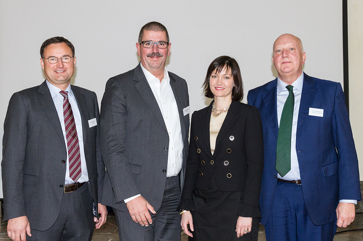 Karl Kristian Woelm, Ulrich Schmidt-Kuhl, Prof. Dr. Ines Weizman, Martin Meesenburg auf der Ständigen Konferenz. - FVSB - © FVSB
