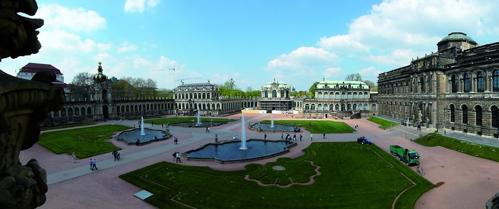 Der Dresdner Zwinger in Dresden ist eines der bekanntesten Barockbauwerke Deutschlands - Remmers - © Remmers
