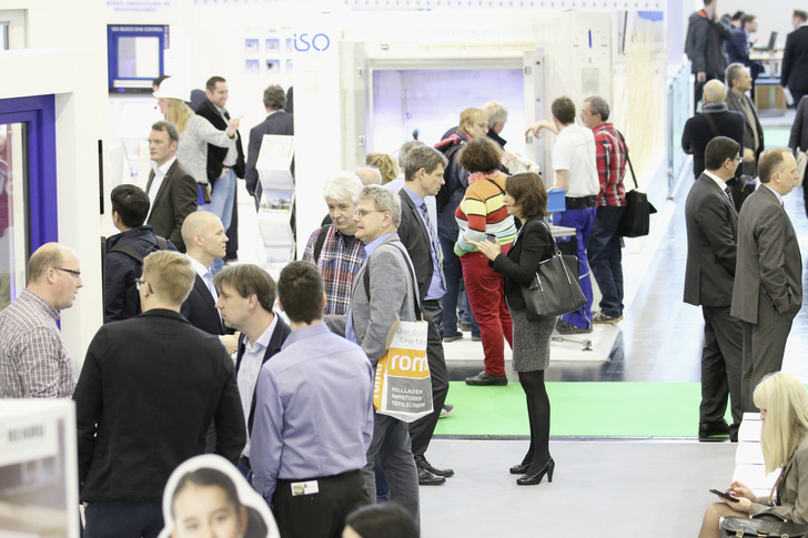 Auf volle Messestände wird man sich einstellen müssen: Die viertägige Veranstaltungen lockt mit interessanten Innovationen entlang der ganzen Wertschöpfungskette von Fenstern und Türen. - Nürnbergmesse