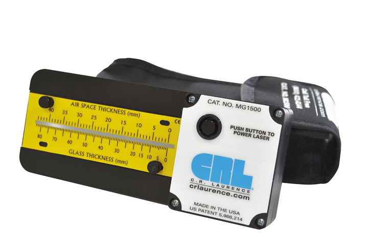 Nicht nur für Glasverarbeiter spannend, das CRL Laser-Glasstärken Messgerät MG1500MM - C.R. Laurence of Europe GmbH