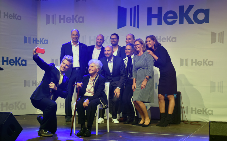 3 Heka-Generationen auf der Bühne - Daniel Mund / GLASWELT