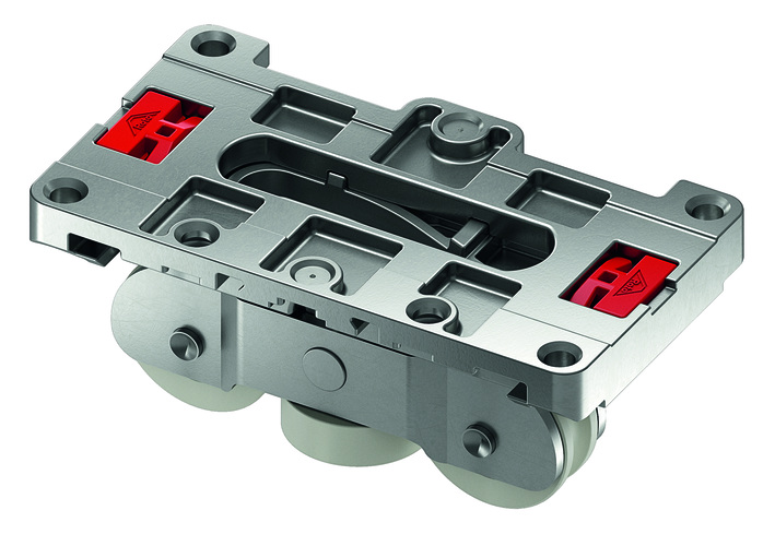 Für einen leichten Lauf bauen “Gealan-Smoovio“-Schiebeelemente auf bis 200 kg tragfähige Laufwagen aus dem Roto-Angebot. - Roto/Gealan