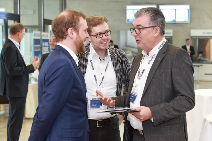 Daniel Lechtenberg, VENTANA Deutschland; Maximilian Grünbeck, Grünbeck Fenster + Türen: Helmut Meeth, Helmut Meeth Fensterbau - Netzwerk Frey