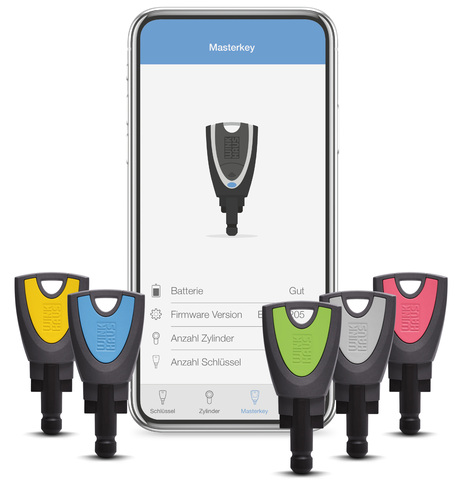 Mit einfachem Handling und attraktivem Design soll das Schließsystem blueCompact seine Nutzer begeistern. - Winkhaus