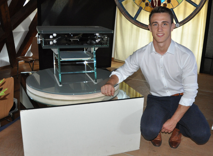 Der Zweite bei den Glasern war Marcel Berger (20 Jahre) aus Erding - Oliver Kissling