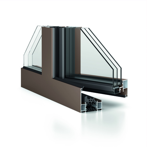 Das System Hydro Circal 75R wird fortlaufend von der unabhängigen Prüfstelle DNV-GL geprüft und zertifiziert, um den 75% Anteil an Aluminium-Altschrott auch zu garantieren. - Wicona