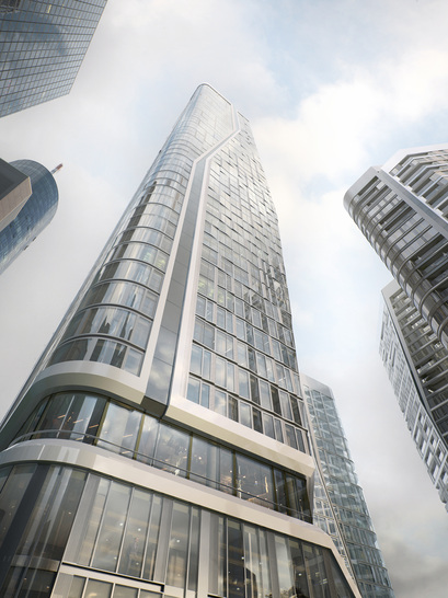 FOUR Frankfurt Gartner verkleidet zwei der höchsten Wohntürme in