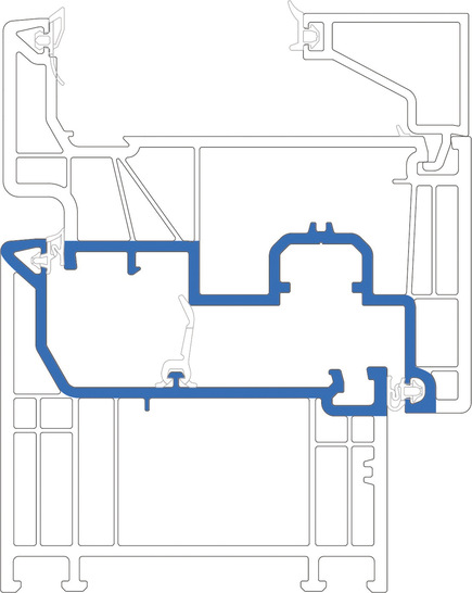﻿ iCOR  – das erste universelle Baukastensystem mit einer gemeinsamen Verbindung für unterschiedlichste Fenster- und Türprofile.